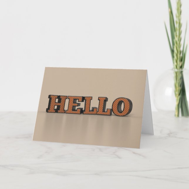 Hello Card (Front)