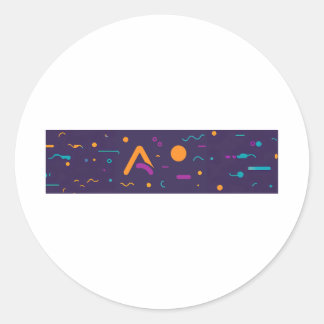 Hello Classic Round Sticker