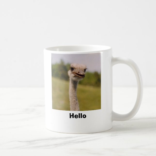 Hello Coffee Mug (Right)