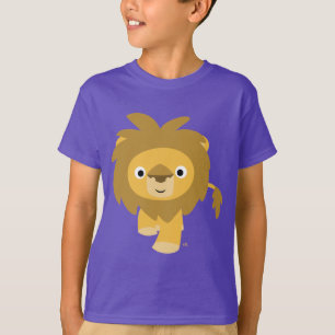 Hello!! Cute Cartoon Lion Children T-shirt
