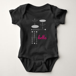 Hello Cute Colourful Hello Gifts Baby Bodysuit