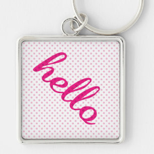 Hello Cute Colourful Hello Gifts Key Ring
