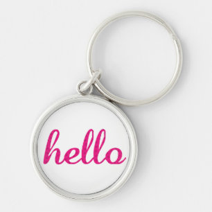 Hello Cute Colourful Hello Gifts Key Ring