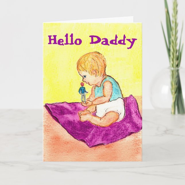 Hello Daddy Card (Front)
