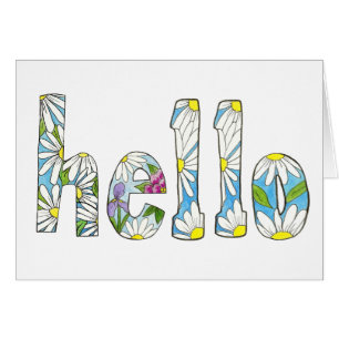Hello Daisy Note Card