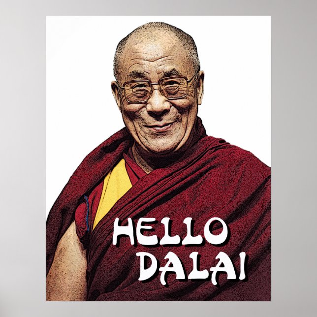 Hello Dalai poster (Front)