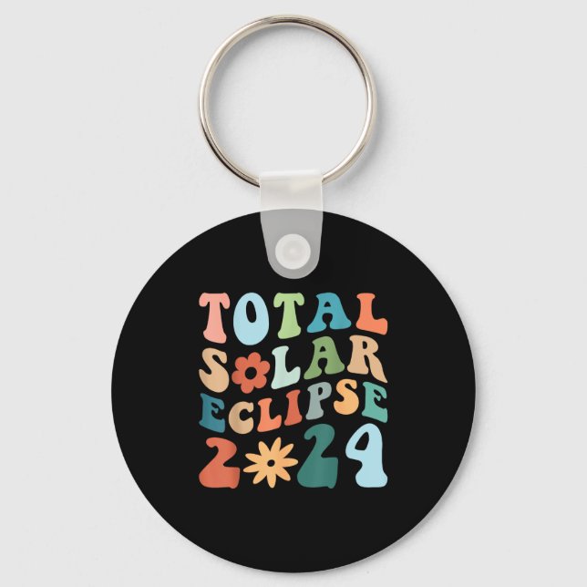 Hello Darkness Groovy Total Solar Key Ring (Front)