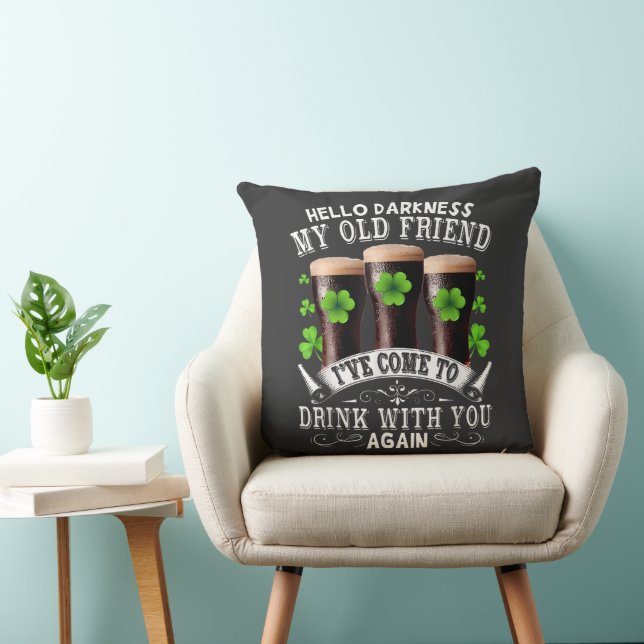 Hello Darkness My Old Friend Cushion (Chair)