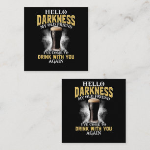 Hello Darkness My Old Friend Loyalty Card