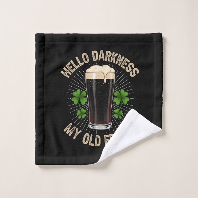 Hello Darkness My Old Friend Wash Cloth (Wash Cloth)