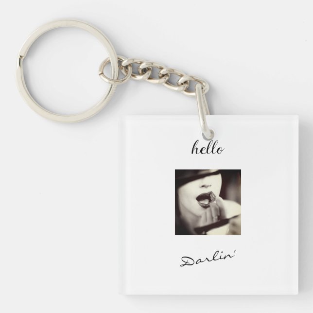 Hello Darlin' Key Ring (Front)