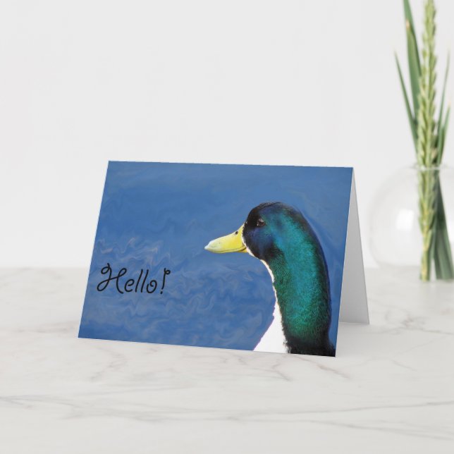 Hello Duck Card (Front)