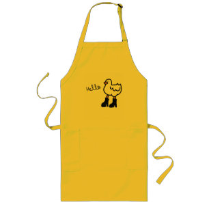 Hello duck long apron