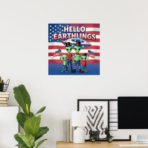 Hello Earthlings Poster