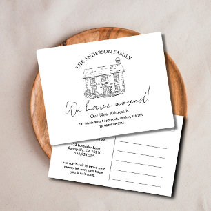 Hello,Editable We're New to the Neighbourhood phot Postcard