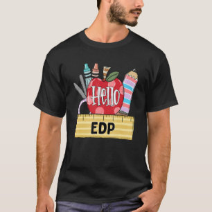 Hello Edp    Apple Teacher T-Shirt