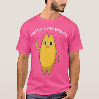 Hello Everynyan Cat Meme T-Shirt