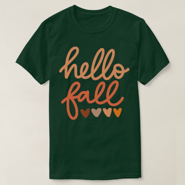 Hello Fall2 T-Shirt (Design Front)