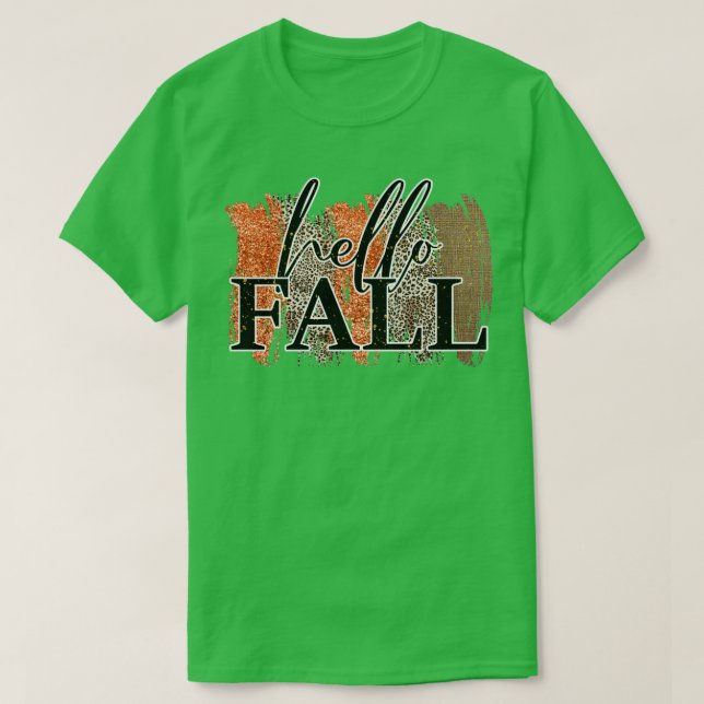 Hello Fall4 T-Shirt (Design Front)