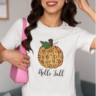 Hello Fall, Autumn Fall Vibes T-Shirt