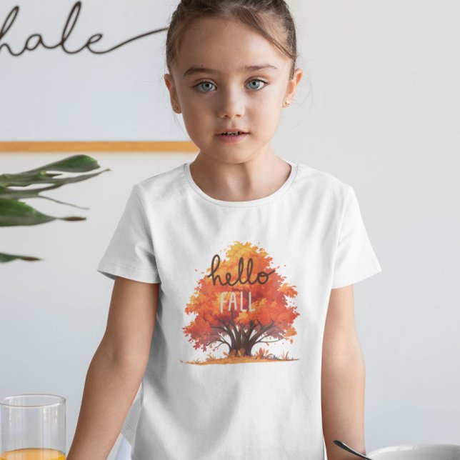 Hello Fall, Autumn Fall Vibes T-Shirt (Creator Uploaded)