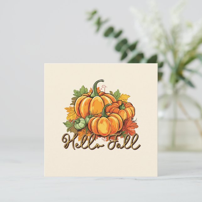 Hello Fall – Cosy Pumpkin Patch (Standing Front)