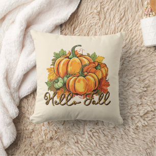 Hello Fall – Cosy Pumpkin Patch Cushion