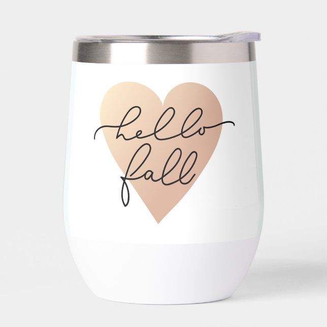 Hello Fall Love Heart (Left)
