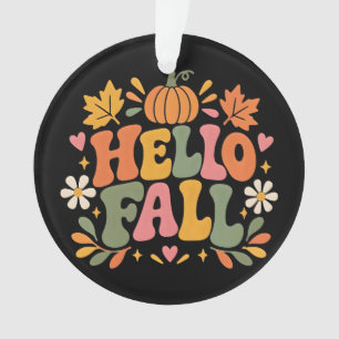 Hello Fall Ornament
