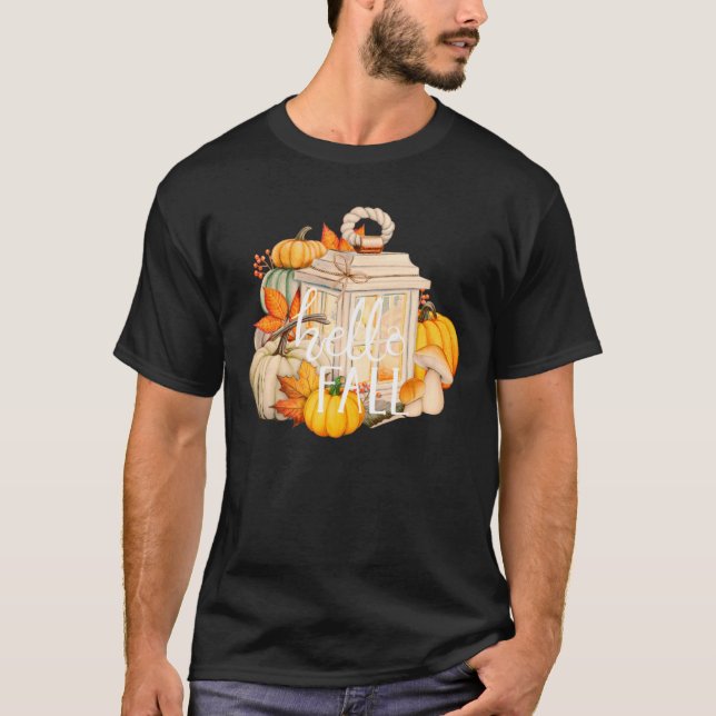 Hello Fall Oversized 3 T-Shirt (Front)