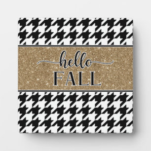 Hello Fall Plaque