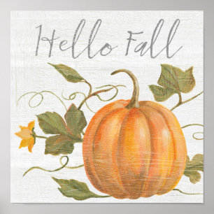 Hello Fall Poster