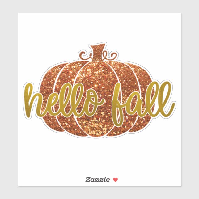 Hello Fall Pumpkin (Sheet)
