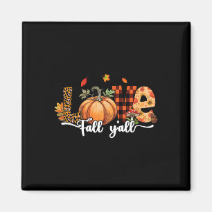 Hello Fall Pumpkin Love Fall Y'all Leopard Fall Th Magnet