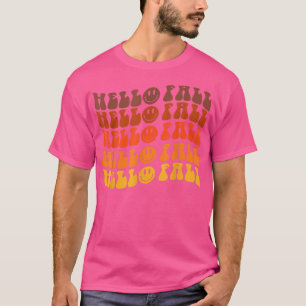 Hello Fall, Retro Fall Vibes, Cute Fall, Autumn, H T-Shirt