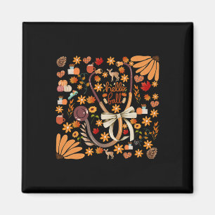 Hello Fall Stethoscope Nurse Boho Floral Health Ca Magnet