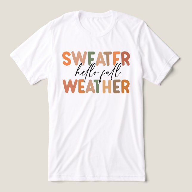 Hello Fall | Sweater Weather (Design Front)