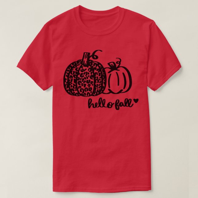 Hello Fall T-Shirt (Design Front)