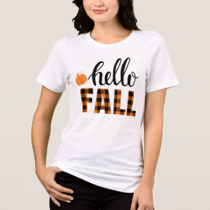 Hello Fall Tri-Blend Shirt