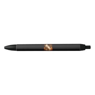 Hello Fall Vibes Ghost Cute Autumn Pumpkin Black Ink Pen