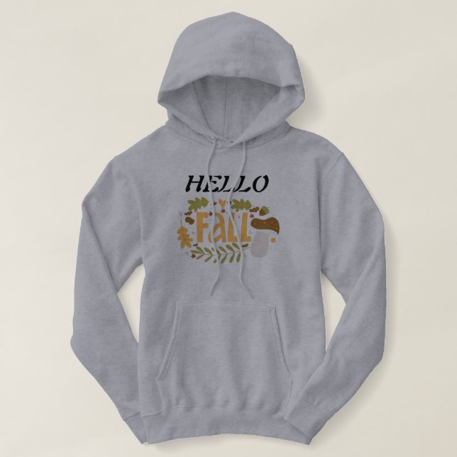 Hello Fall Women  Hoodie (Design Front)