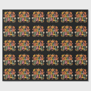 Hello Fall Wrapping Paper