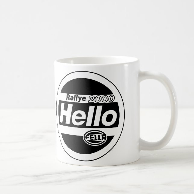 Hello Fella Rally Lights Coffee Mug (Right)