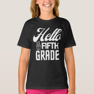 Hello Fifth Grade, Back To School T-Shirt