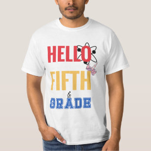 Hello Fifth Grade Best gift for 5th grade student T-Shirt