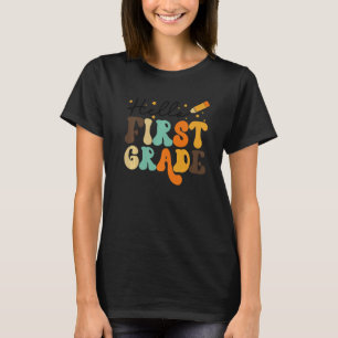 Hello First Grade Back To School  Teacher And Stud T-Shirt