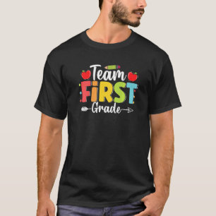 Hello First Grade Team 1st Grade Back To School Te T-Shirt