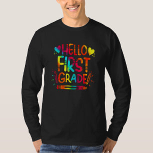 Hello First Grade Team 1st Grade Back To School Te T-Shirt