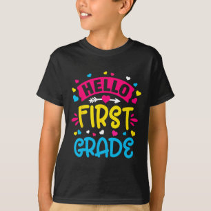 Hello First Grade Team 1st Grade Back to School Te T-Shirt