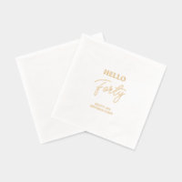 Hello Forty | Modern 40th Birthday Party